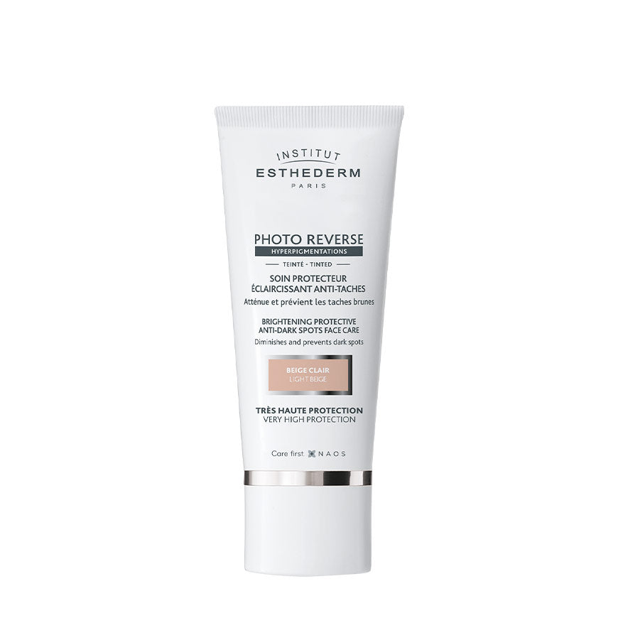 Institut Esthederm Photo Reverse cream tube on a white background