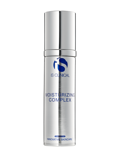 A pump bottle of Is Clinical Moisturizing Complex, a skincare product for lips.