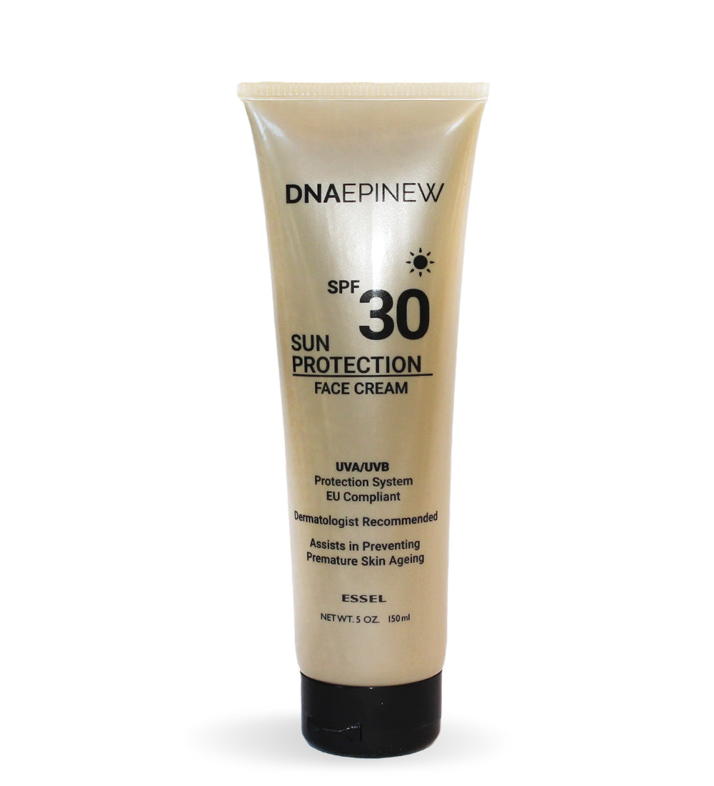 Tube of DNA-EPINEW Sun Protection Face Cream with SPF 30, 100ml.