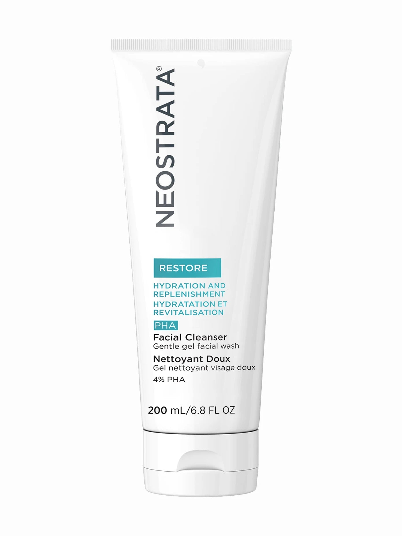 200ml white tube of Neostrata Restore facial cleanser