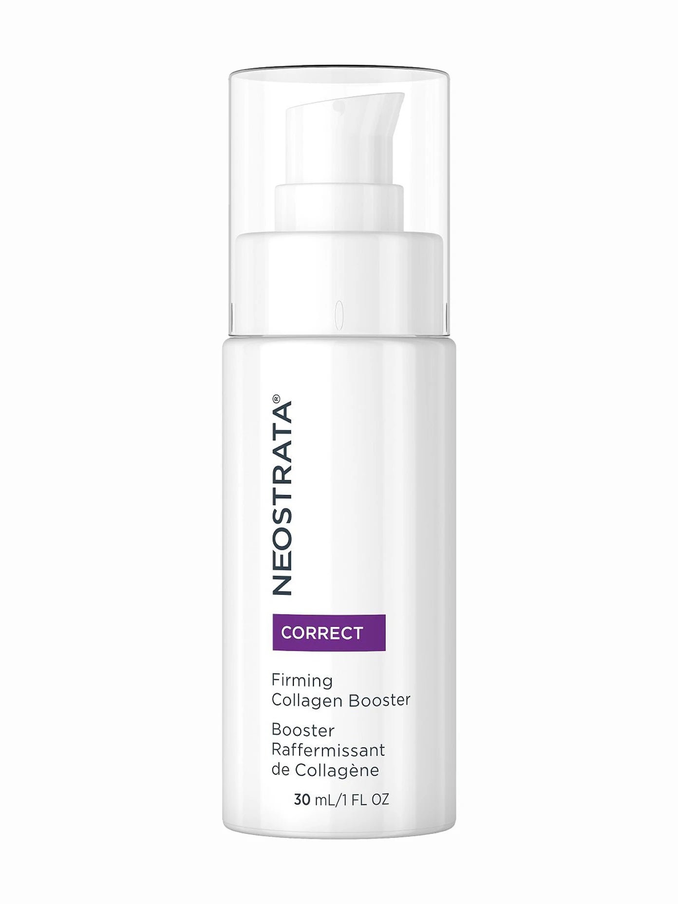 A pump bottle of NeoStrata Firming Collagen Booster serum.