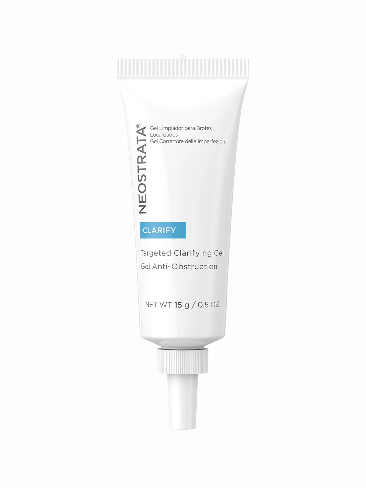A tube of NeoStrata Targeted Clarifying Gel for skincare.