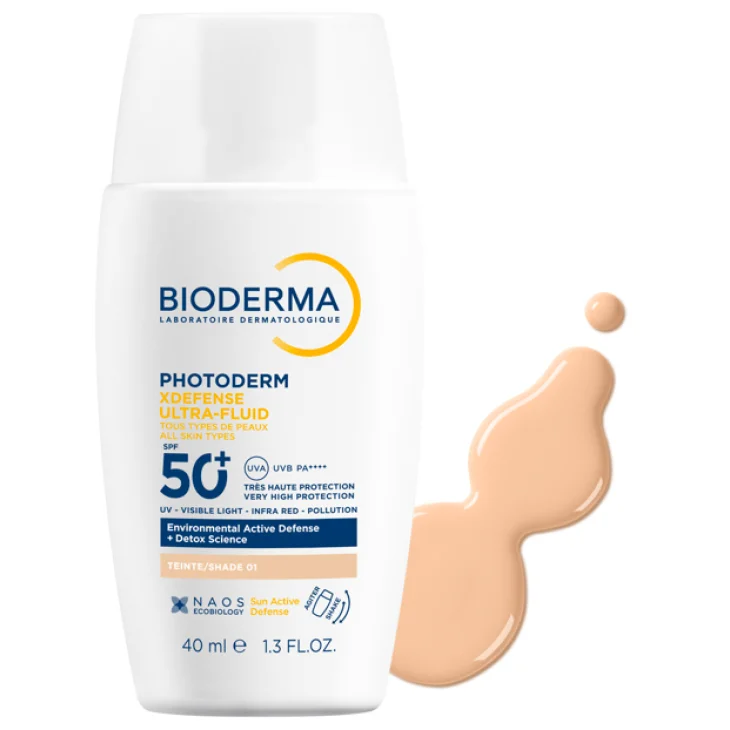 Bioderma Photoderm XDefense Ultra-Fluid SPF 50+ Invisible & Teinte 40ml