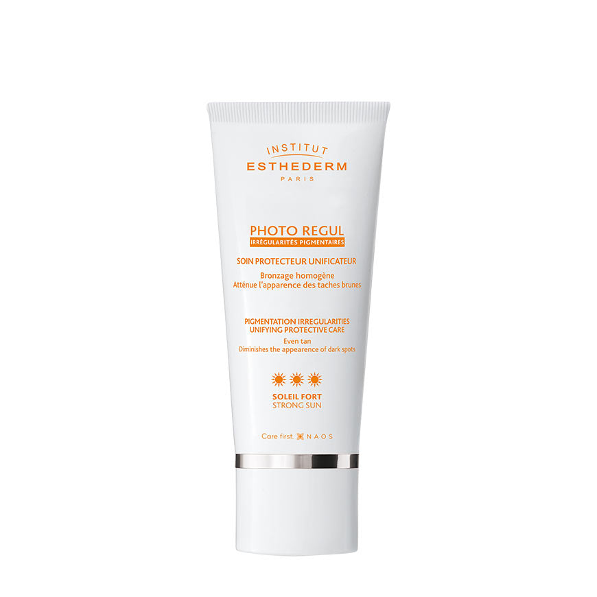 Institut Esthederm Photo Regul cream tube on a white background