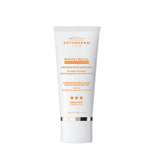 Institut Esthederm Photo Regul cream tube on a white background