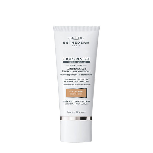 Institut Esthederm Photo Reverse cream tube on a white background
