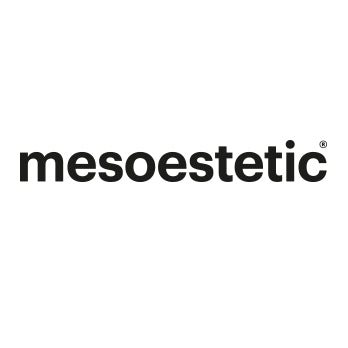 Mesoestetic logo on a white background