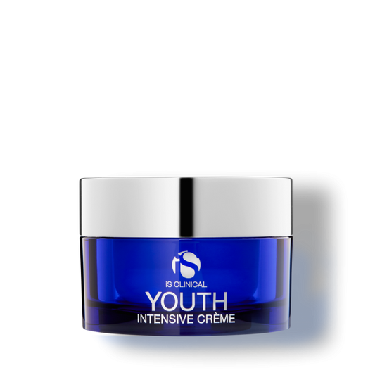 blue jar of iS Clinical youth intensive creme 