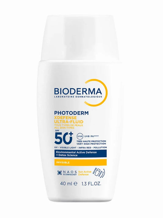 Bioderma Photoderm XDefense Ultra-Fluid SPF 50+ Invisible & Teinte 40ml
