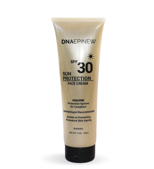 Tube of DNA-EPINEW Sun Protection Face Cream with SPF 30, 100ml.