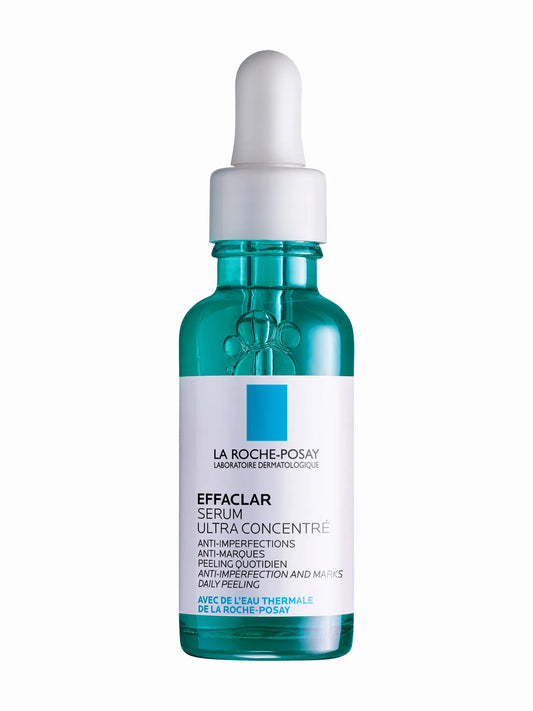 Dropper bottle of La Roche posay Effaclar ultra concentrate serum