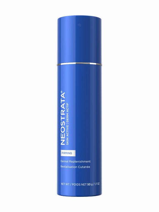 A blue tube of NeoStrata Dermal Replenishment cream.