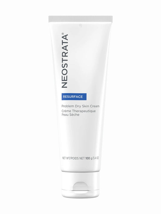 Tube of NeoStrata Problem Dry Skin cream with white and blue labeling, 100g size.