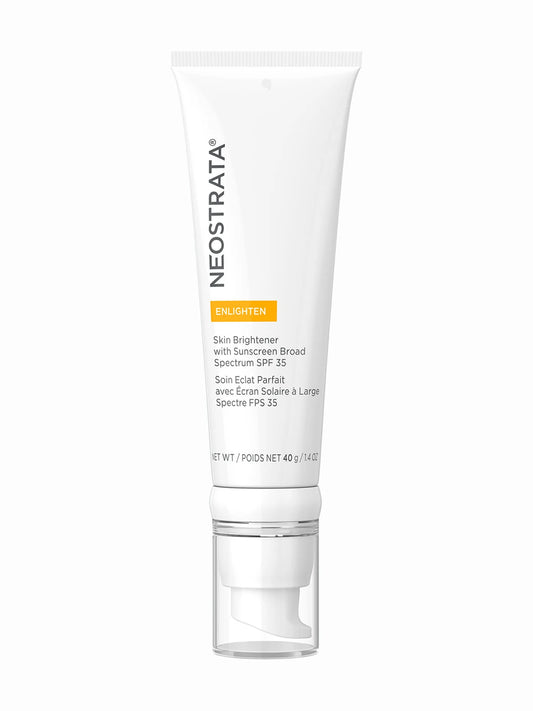 A tube of NeoStrata Skin Brightening SPF35 sunscreen moisturizer.