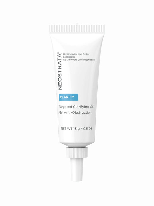 A tube of NeoStrata Targeted Clarifying Gel for skincare.