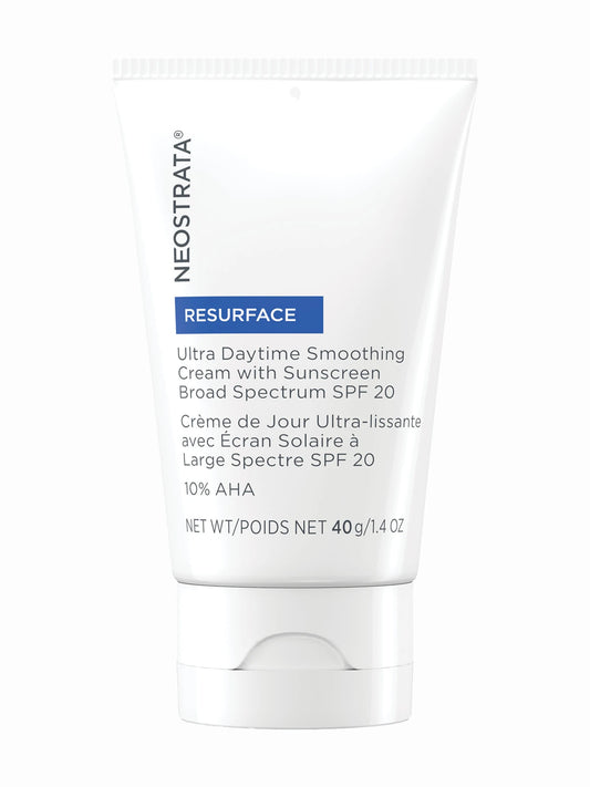 Neostrata Resurface Ultra Daytime smoothing cream in a white tube