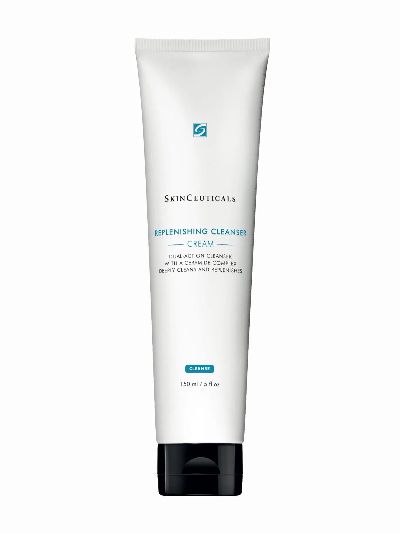 SkinCeutcals replenishing cleanser in white tube with black cap