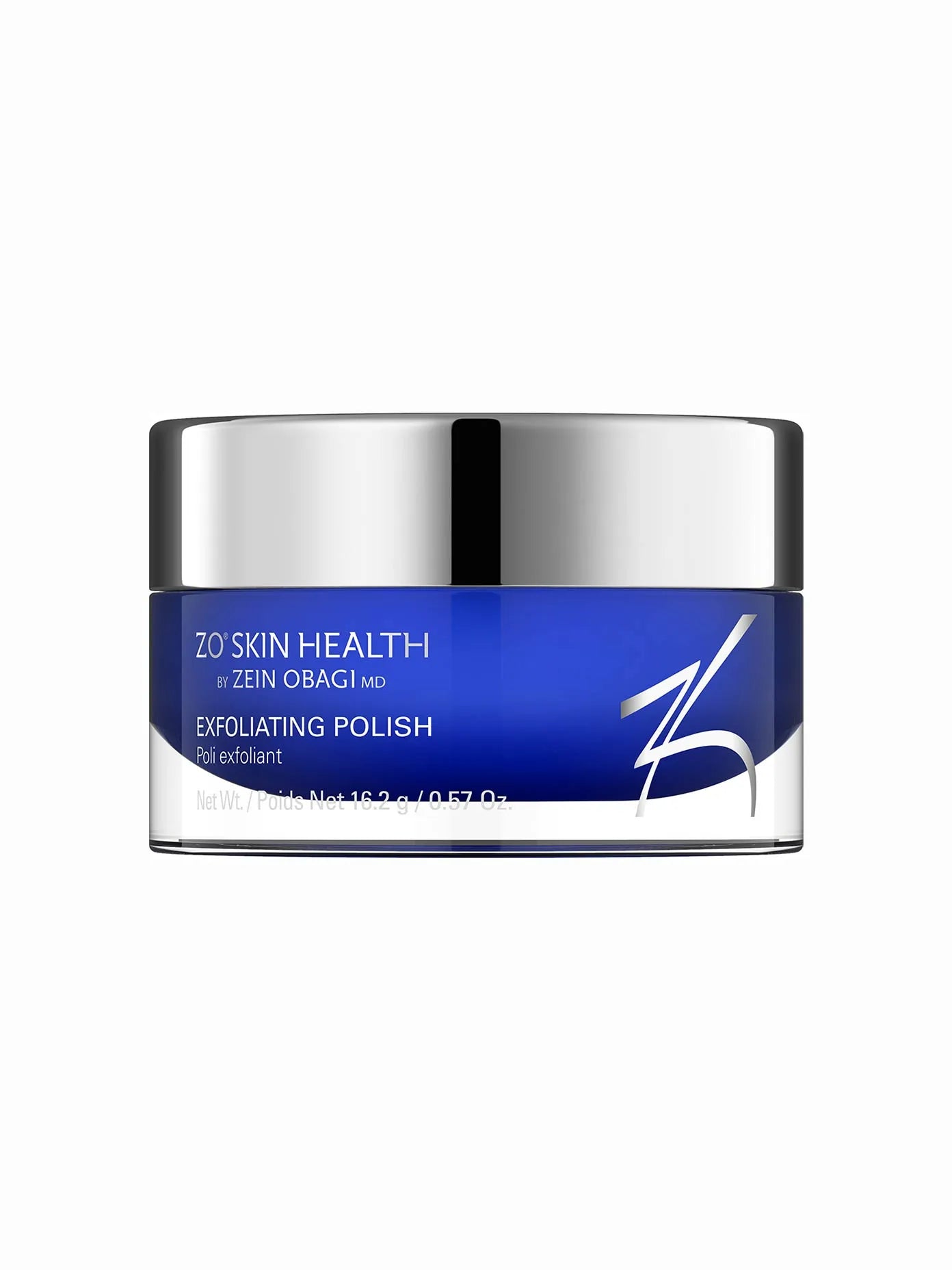 A jar of ZO Skin Health Exfoliating Polish against a white background.